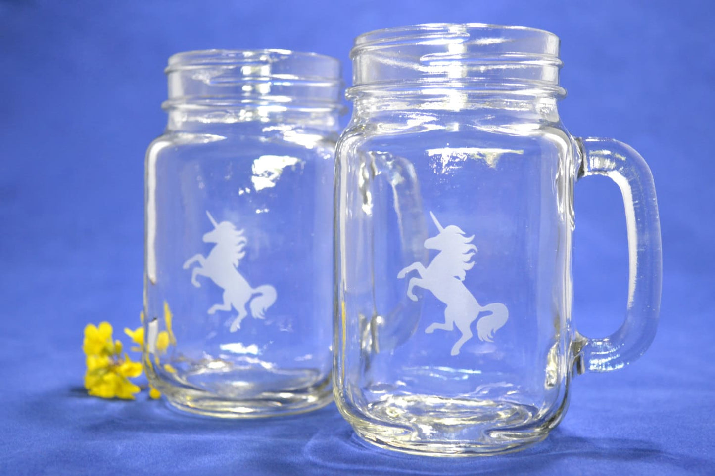 (H) Glassware, Glasses with Handle, Unicorn Glass