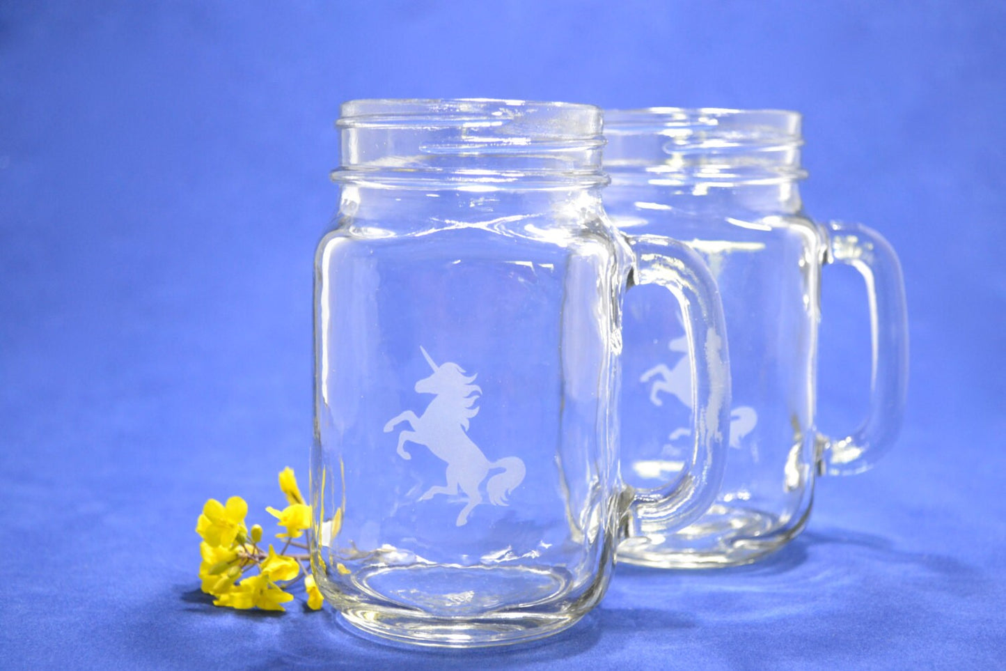 (H) Glassware, Glasses with Handle, Unicorn Glass