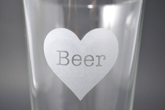 (H) Pint Glasses, Beer Pint