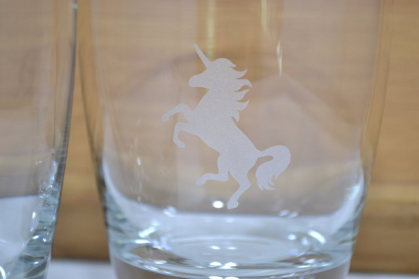 (H) Glassware, Glasses, Unicorn Drinking Glass