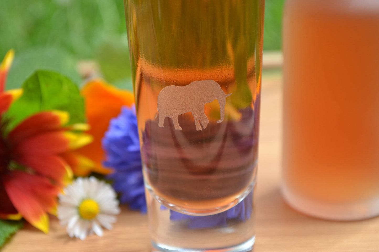 (I) Shot Glasses, Elephant Shot Glasses, Glass Set