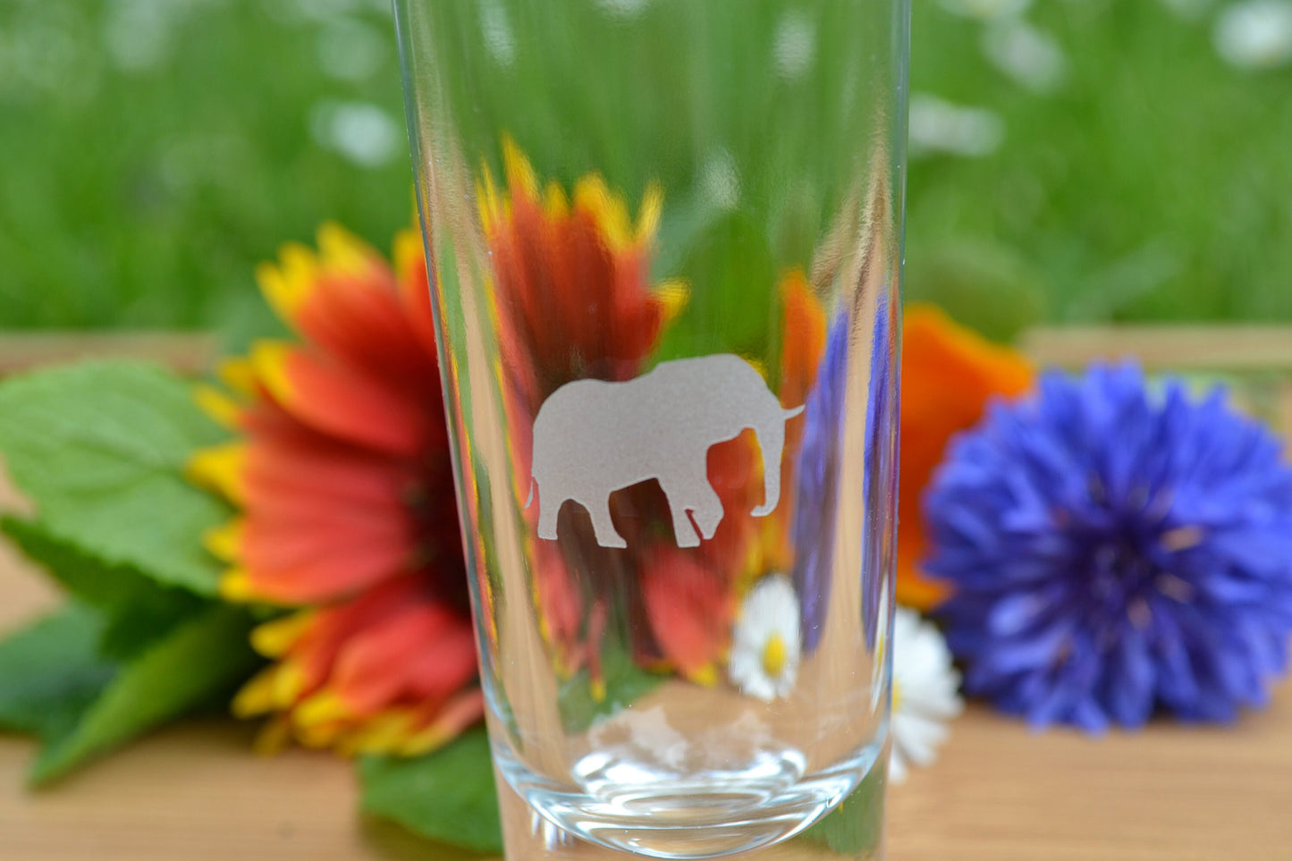 (I) Shot Glasses, Elephant Shot Glasses, Glass Set