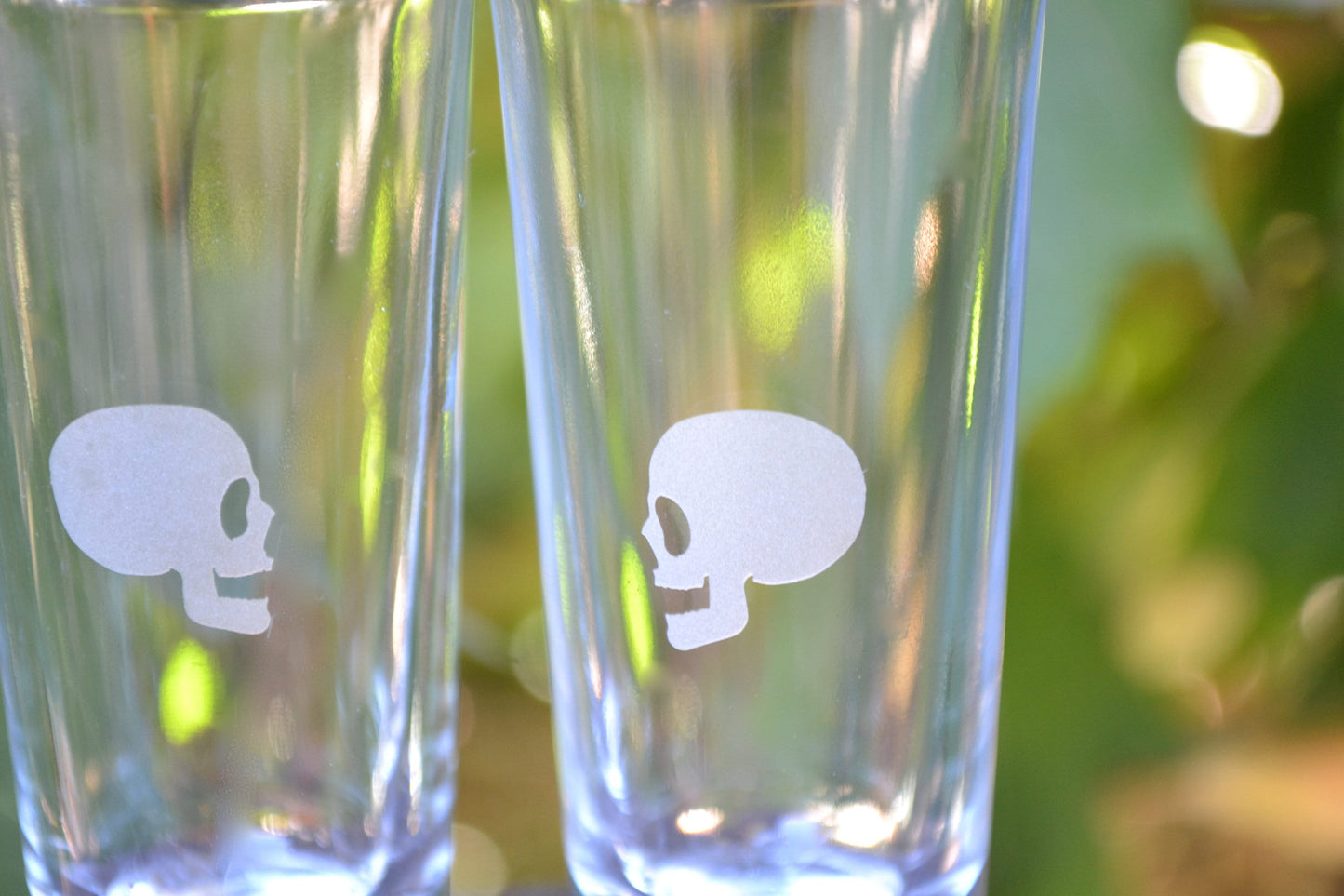 (I) Shot Glass Set, Skull Shot Glasses