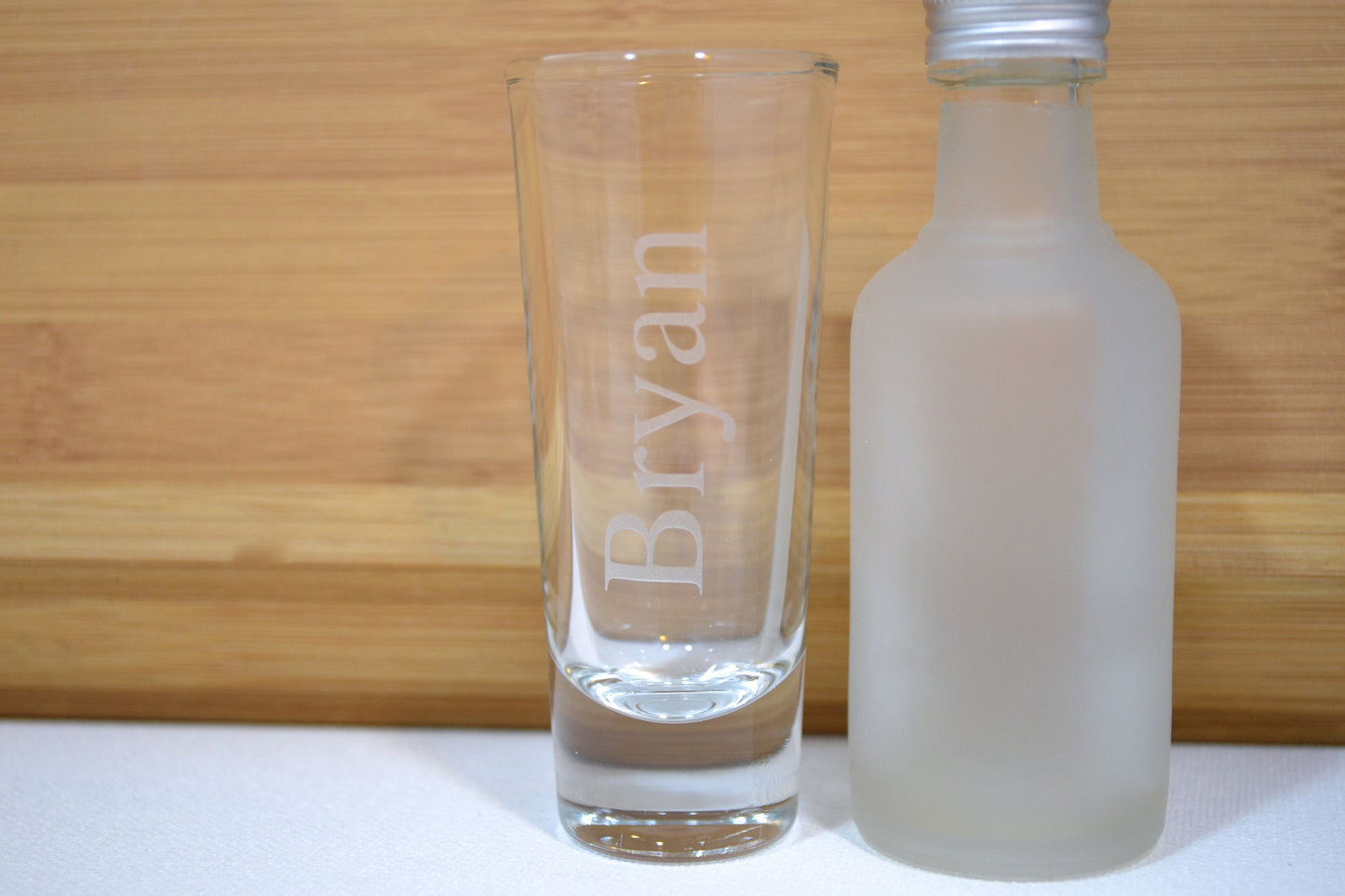 (I) Shot Glass, Custom Shot Glass, Personalized Shot Glass