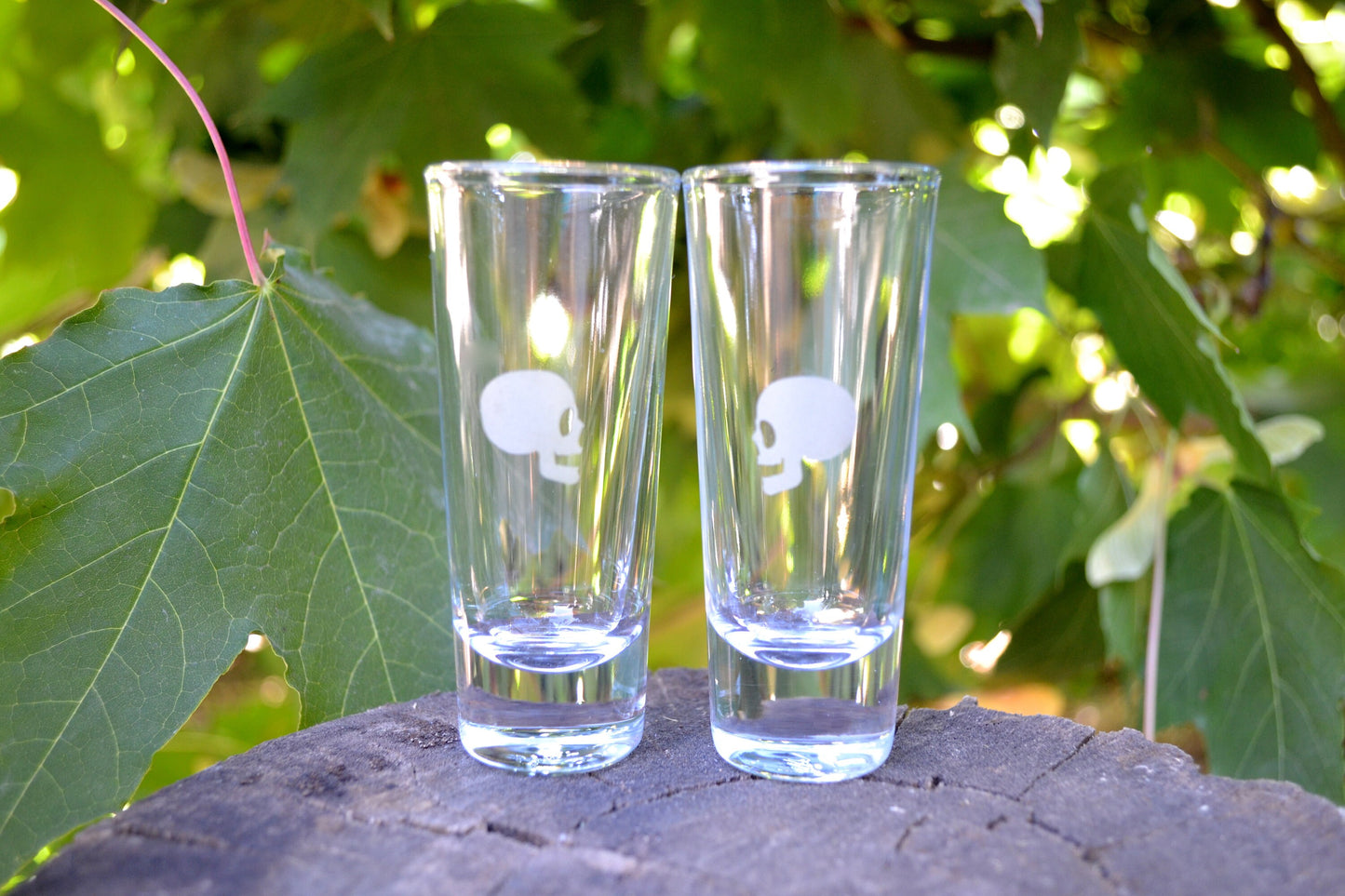 (I) Shot Glass Set, Skull Shot Glasses