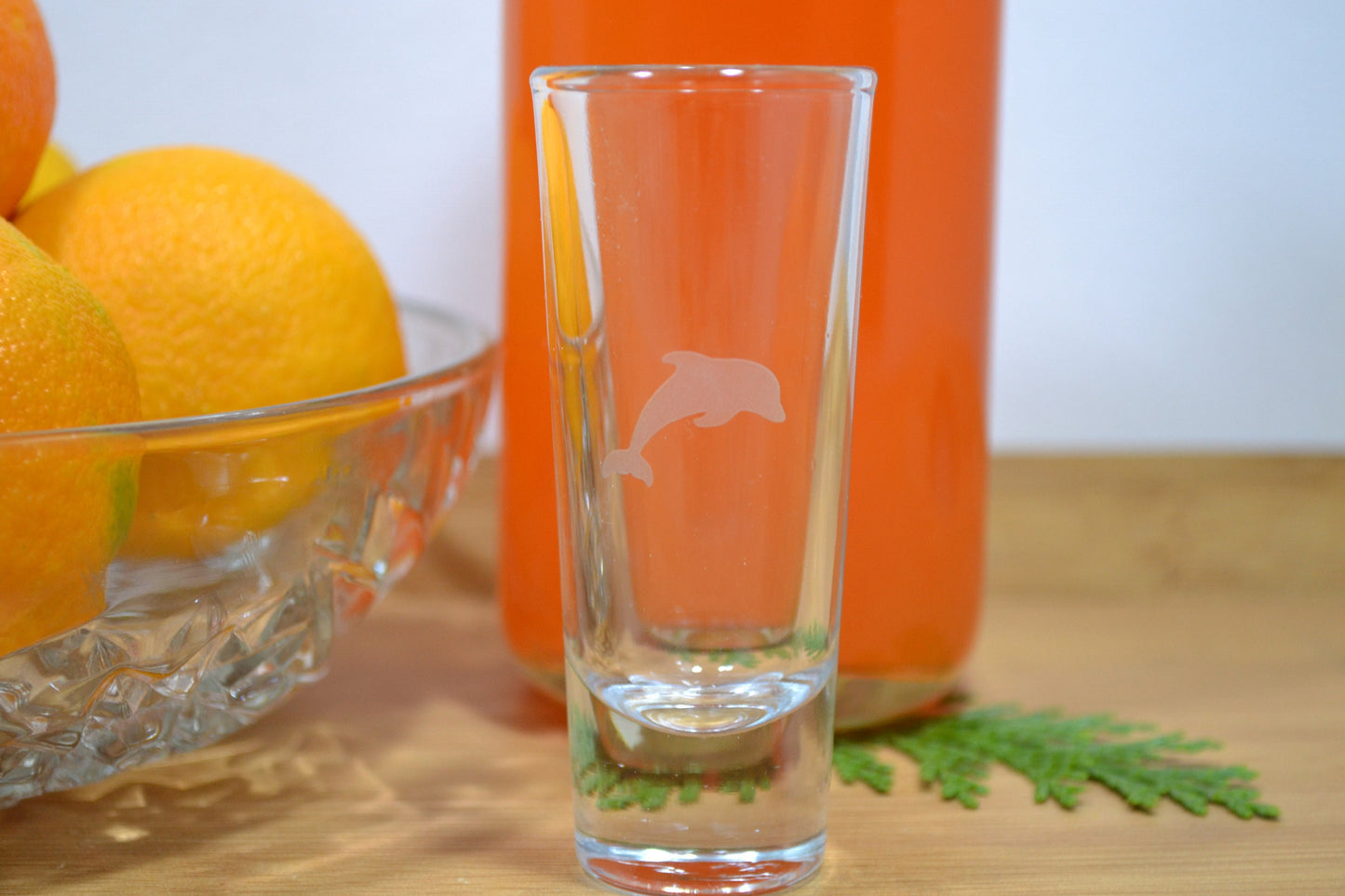 (I) Shot Glass, Dolphin Shot Glass