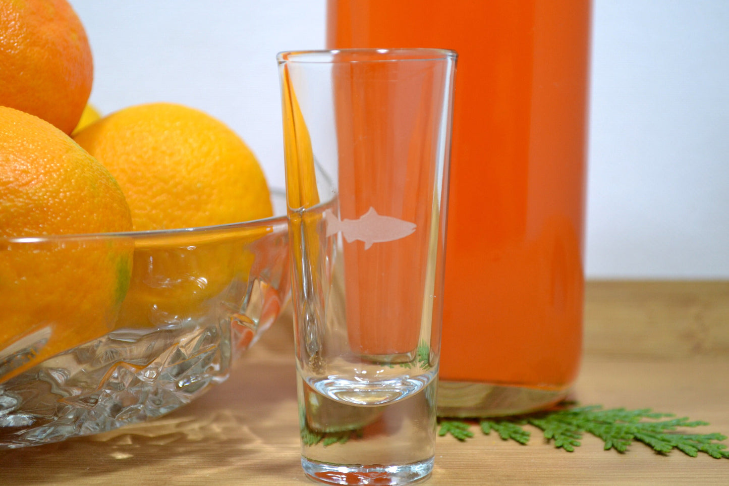 (I) Shot Glasses, Fish Shot Glasses, Glass Set