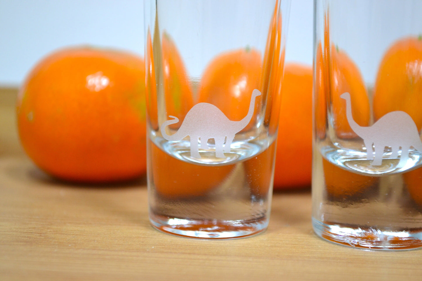 (I) Shot Glasses, Dinosaur Shot Glasses, Glass Set