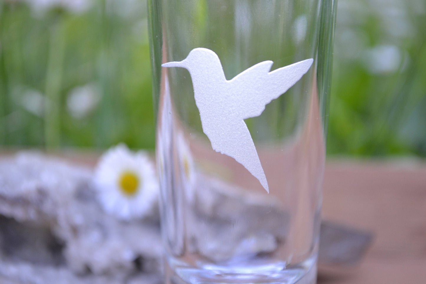 (I) Shot Glass, Hummingbird Shot Glass