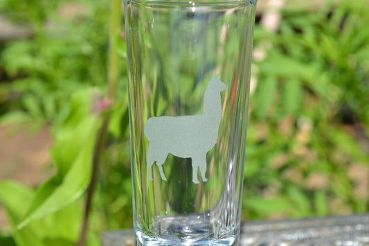 (I) Shot Glass, Llama Shot Glass