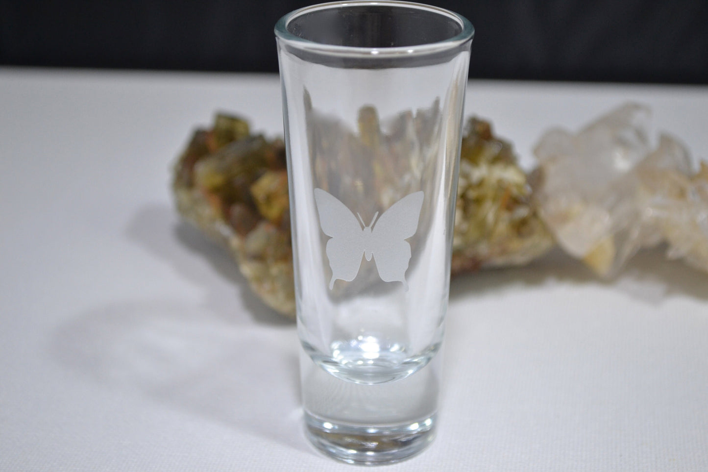 (I) Shot Glass, Butterfly Shot Glass