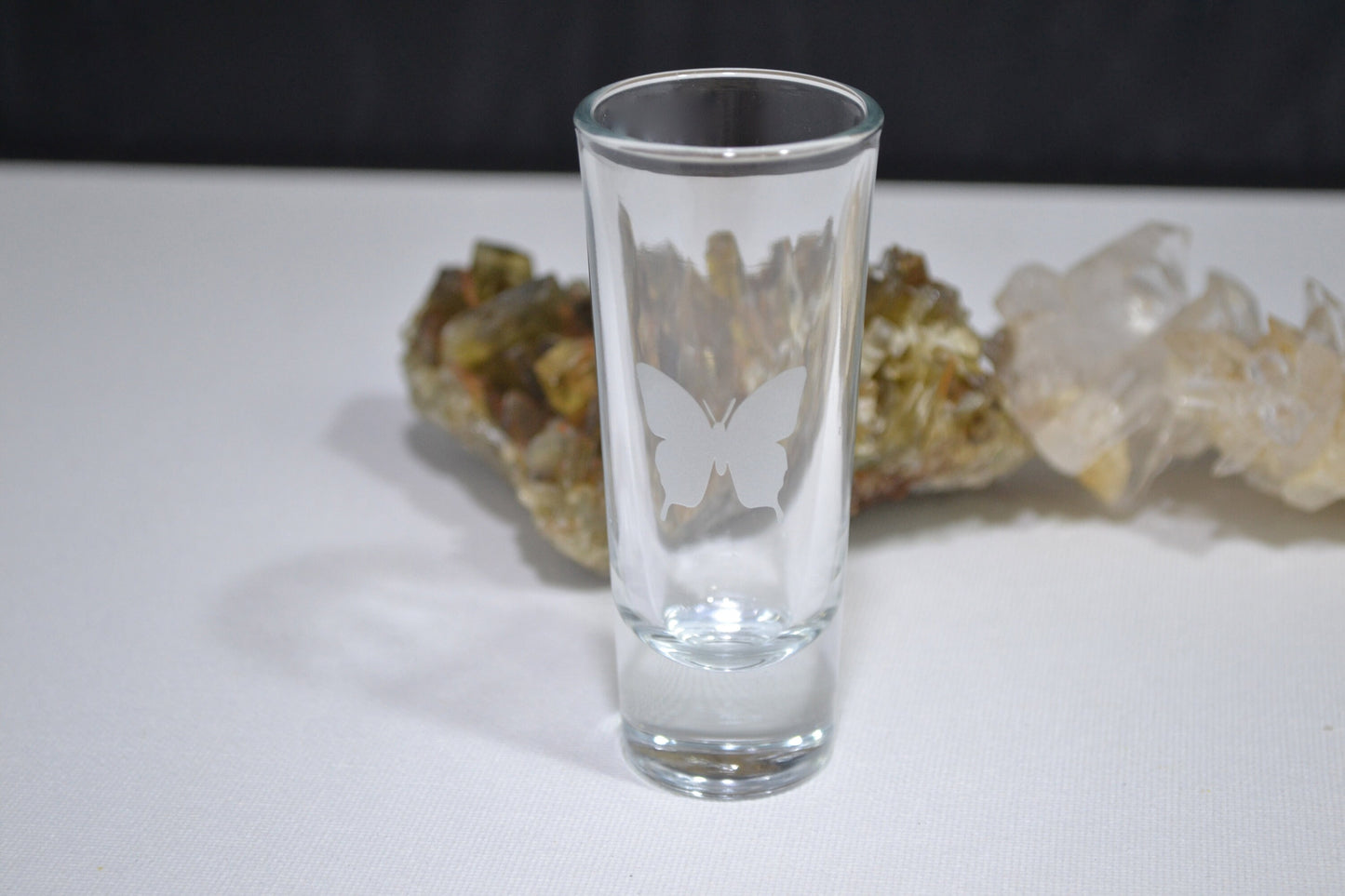 (I) Shot Glass, Butterfly Shot Glass