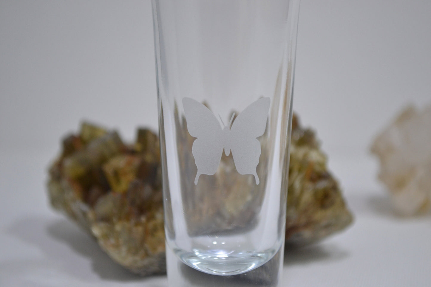 (I) Shot Glass, Butterfly Shot Glass