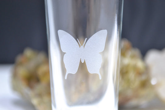 (I) Shot Glass, Butterfly Shot Glass