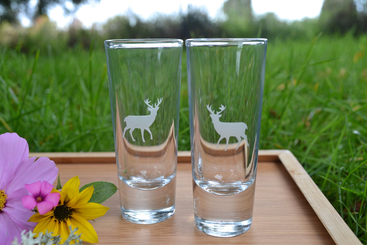 (I) Shot Glasses, Deer Shot Glasses