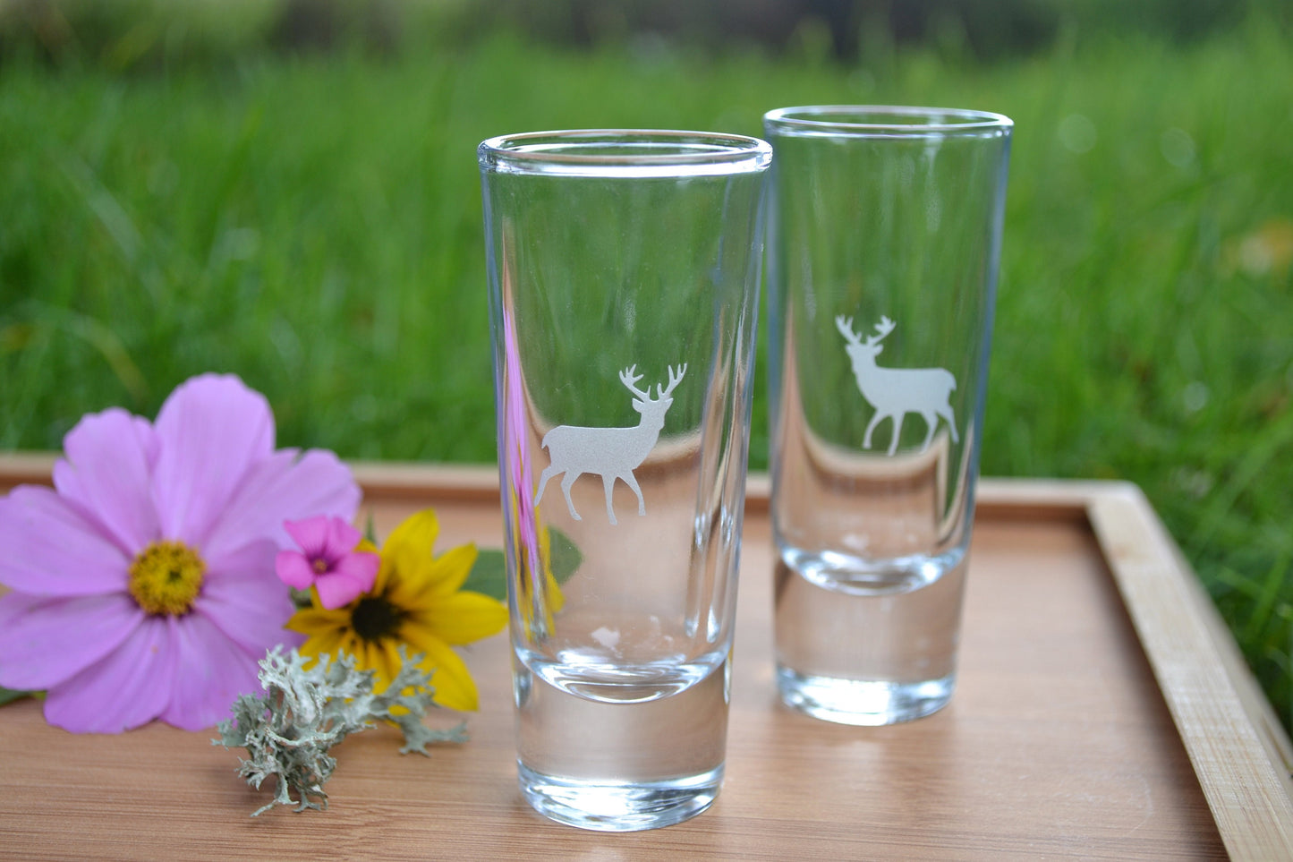 (I) Shot Glasses, Deer Shot Glasses