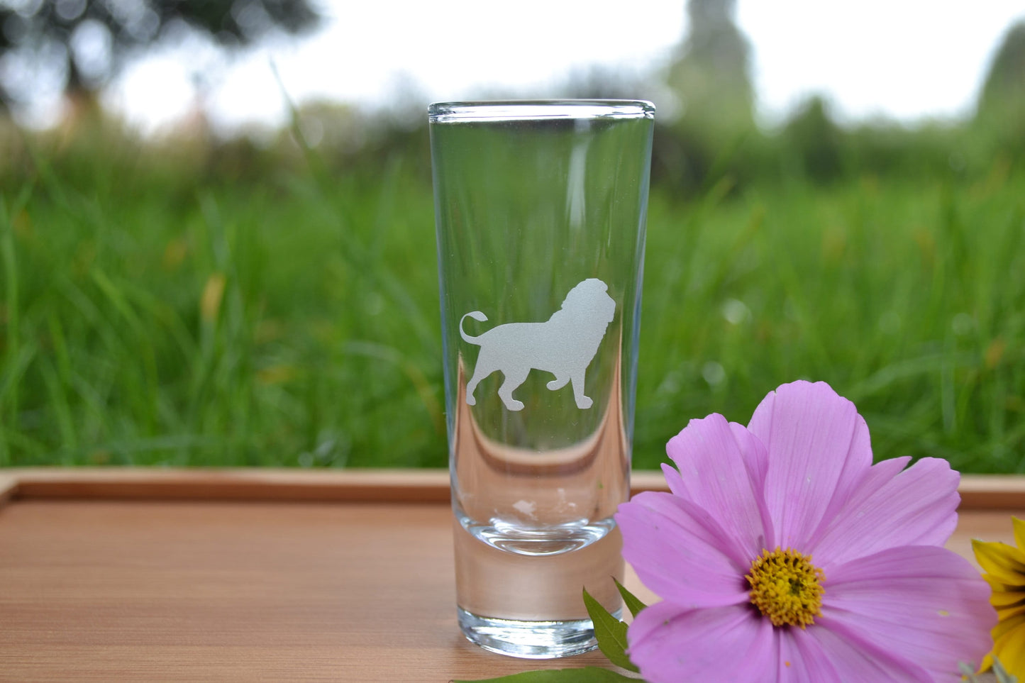 (I) Shot Glass, Lion Shot Glass