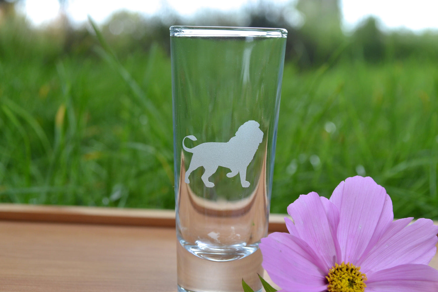 (I) Shot Glass, Lion Shot Glass