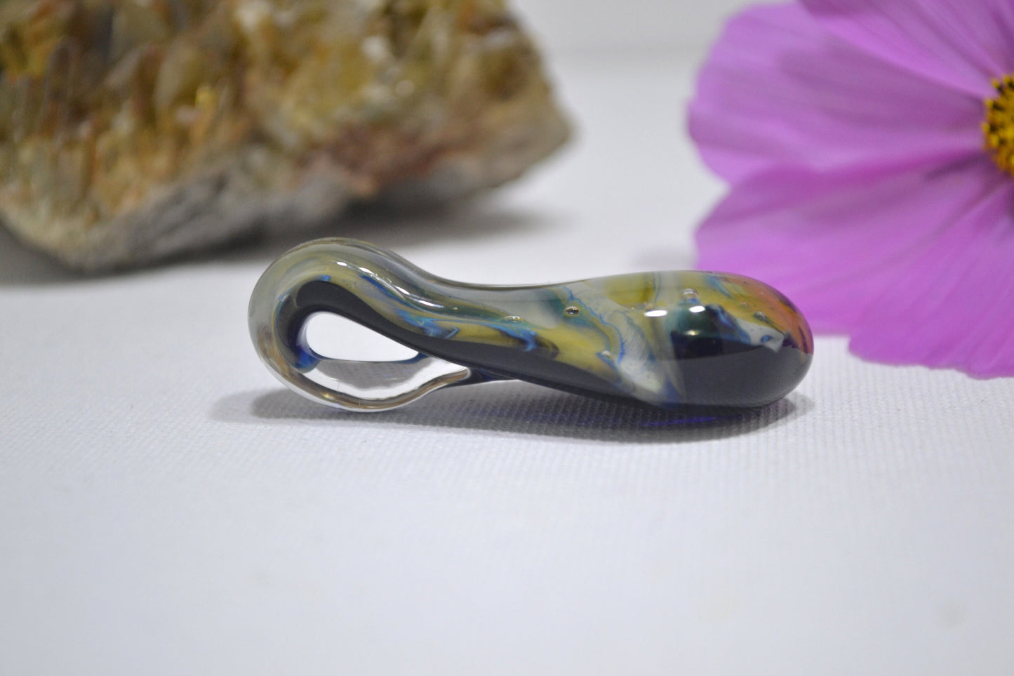 (B) Pendant Bead, Blue