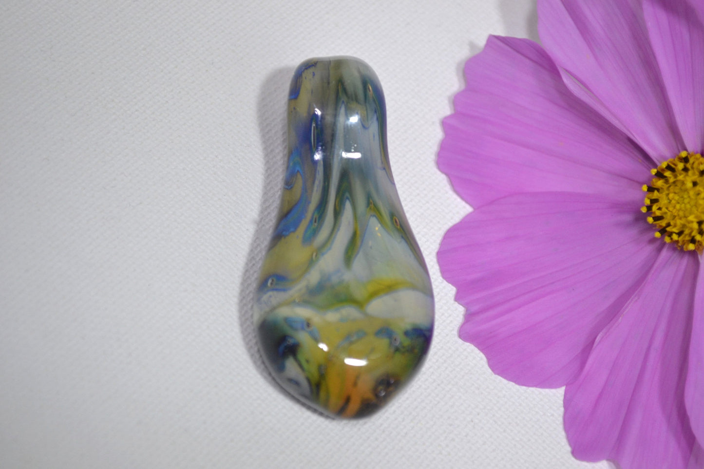 (B) Pendant Bead, Blue