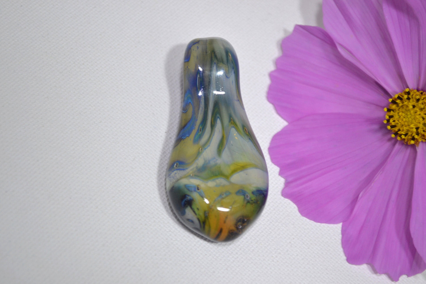 (B) Pendant Bead, Blue