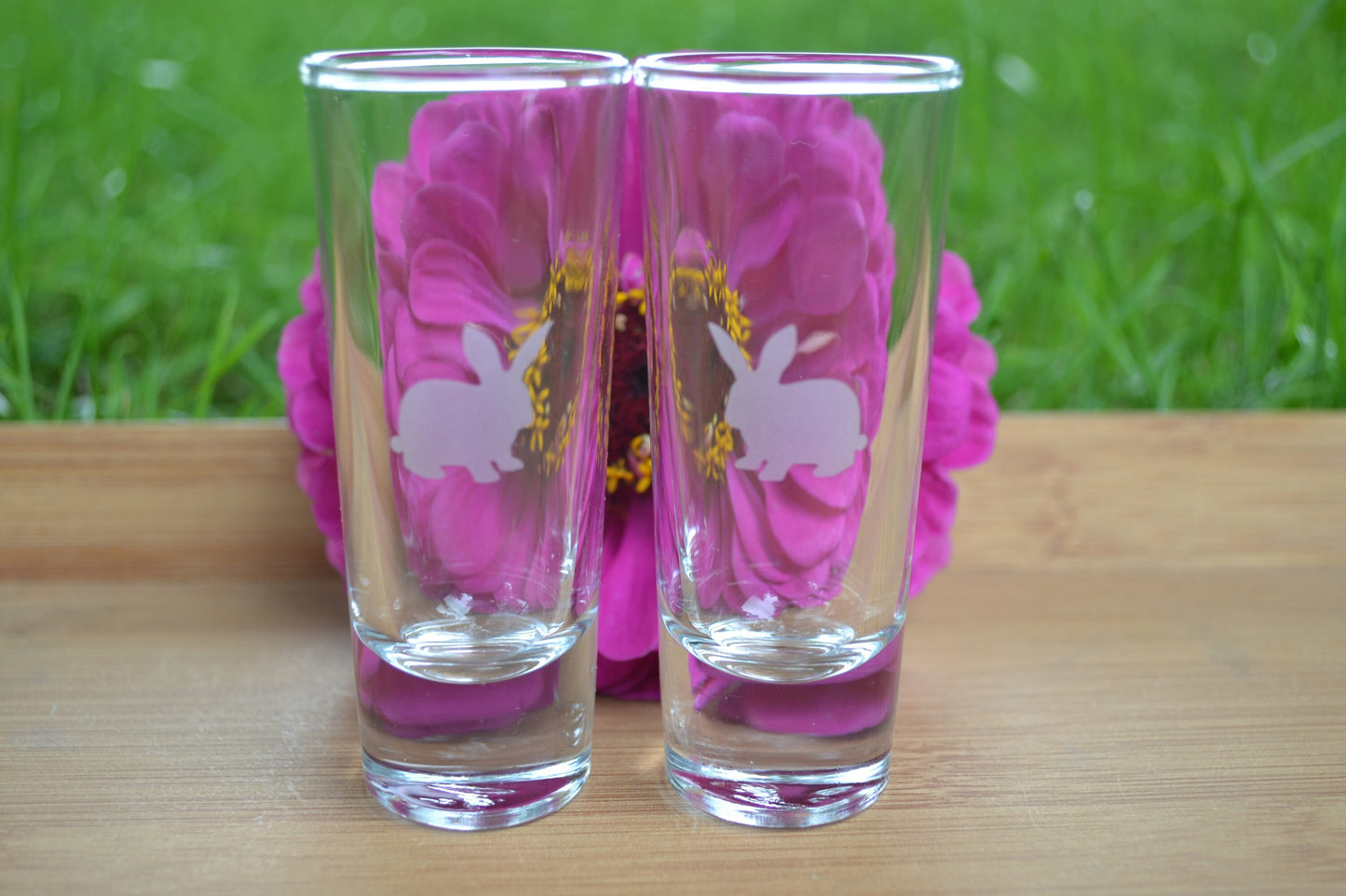 (I) Shot Glasses, Rabbit Shot Glasses, Glass Set