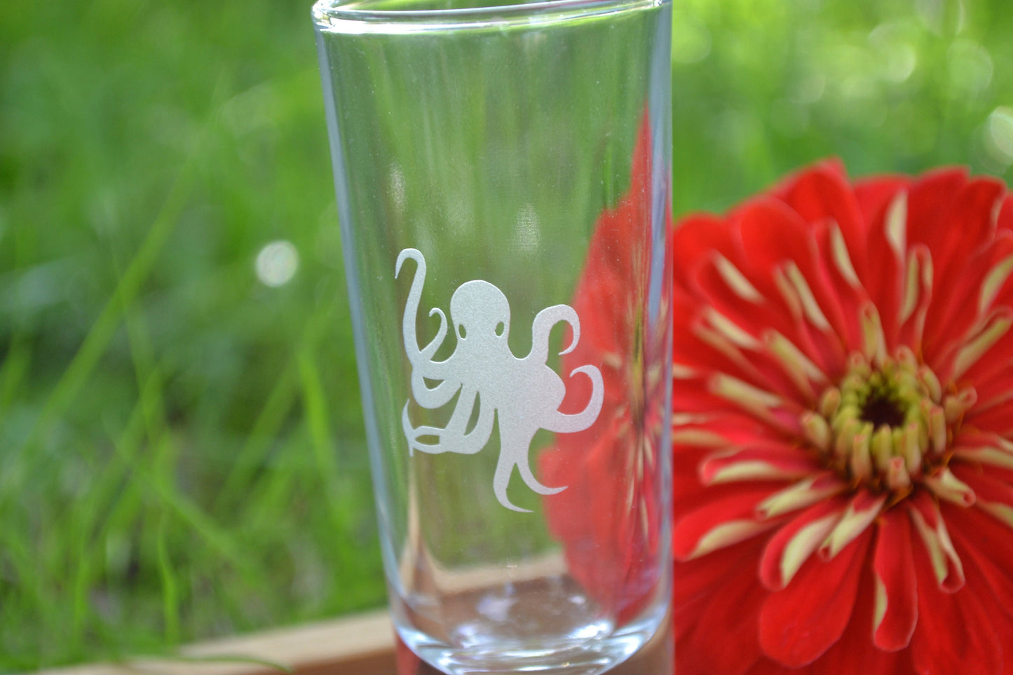 (I) Shot Glasses, Octopus Shot Glasses, Glass Set