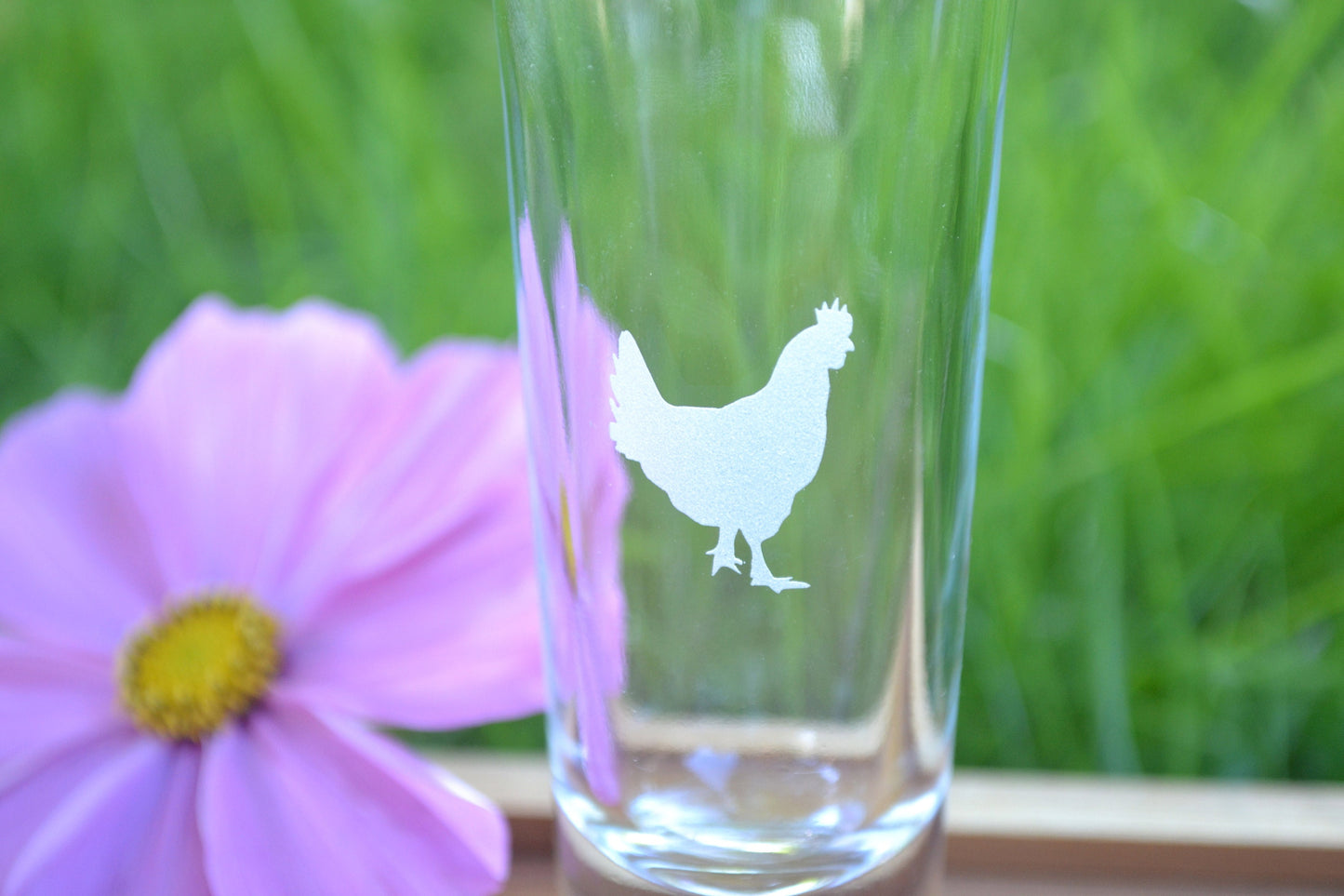 (I) Shot Glass, Chicken Shot Glass