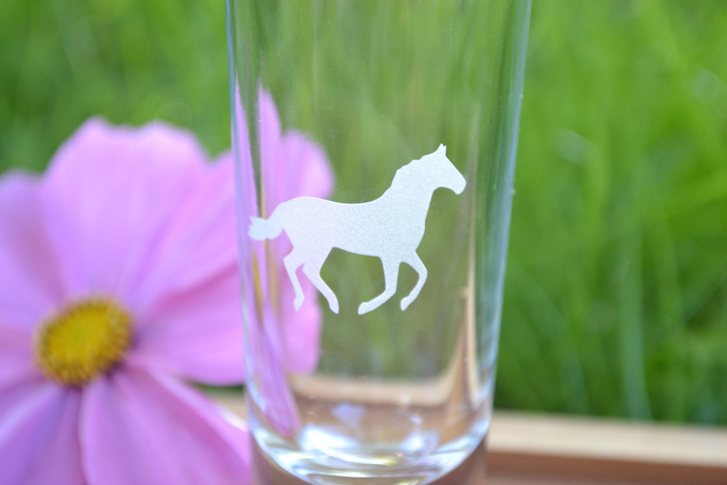 (I) Shot Glass, Horse Shot Glass