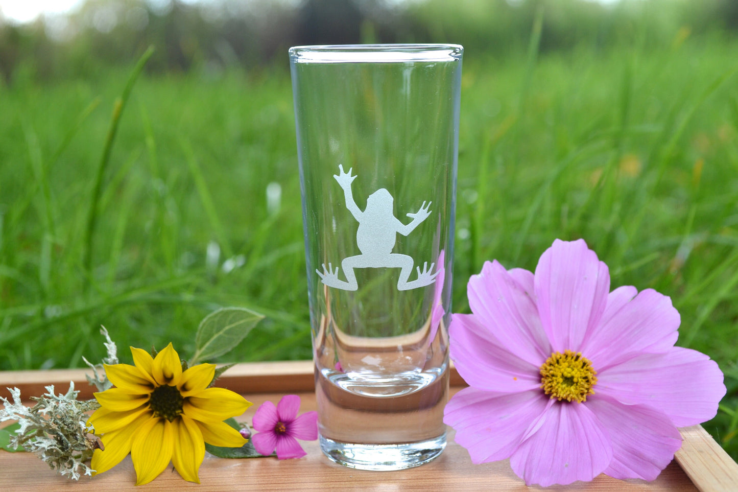 (I) Shot Glass, Frog Shot Glass