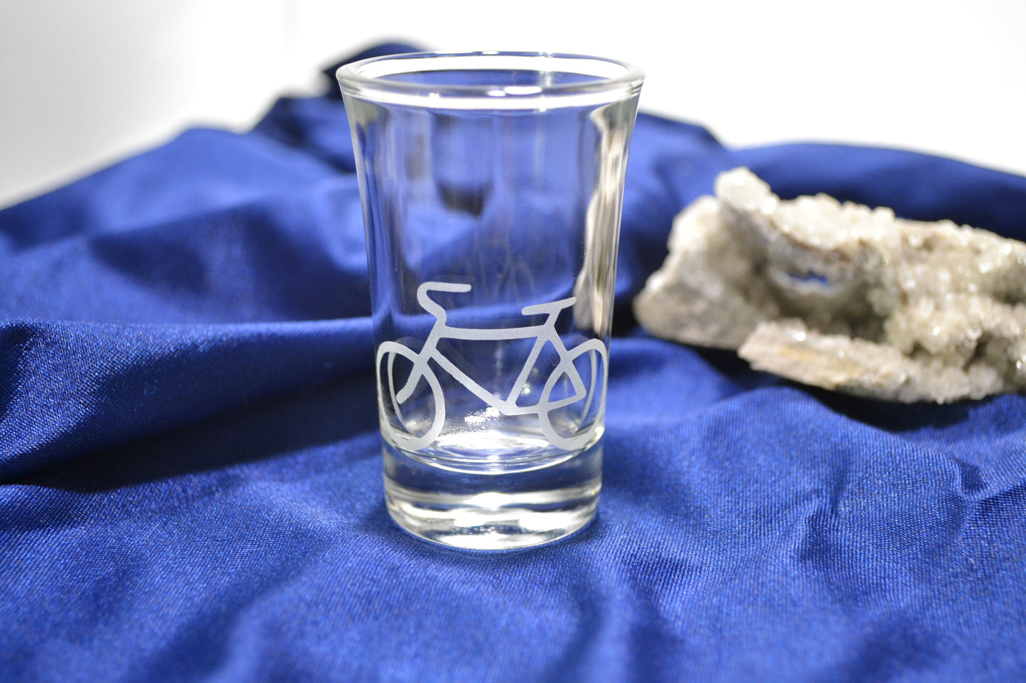 (I) Shot Glass, Bicycle Shot Glass