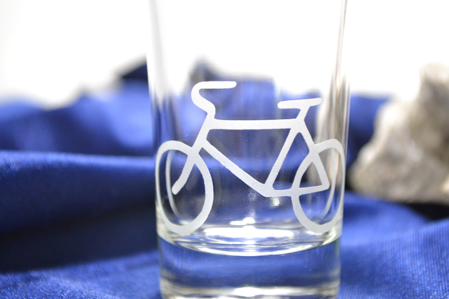 (I) Shot Glass, Bicycle Shot Glass