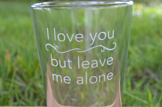 (H) Pint Glasses, I love you