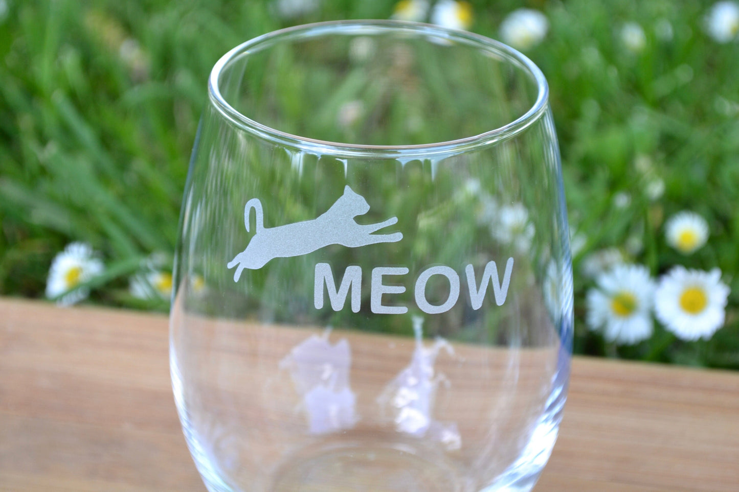 (H) Kitty Cat Glassware, Kitty Cat Pint Glass, Kitty Cat Wine Glass, Cat Lover Gift