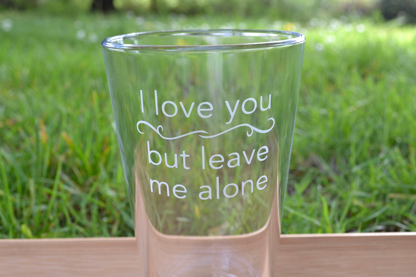 (H) Pint Glasses, I love you