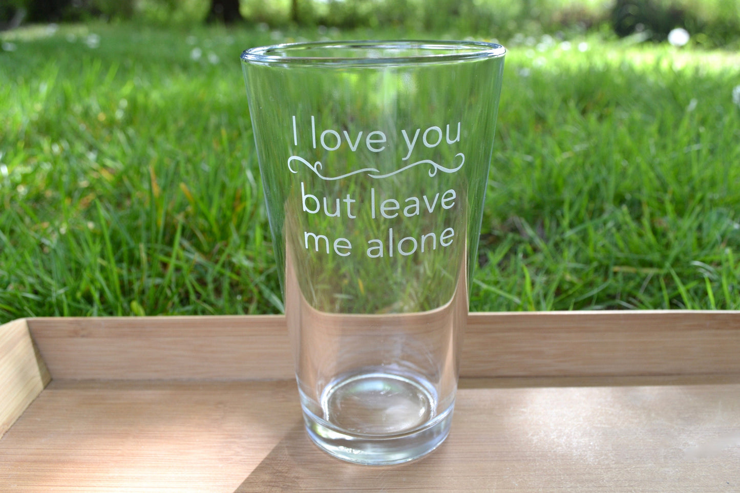 (H) Pint Glasses, I love you