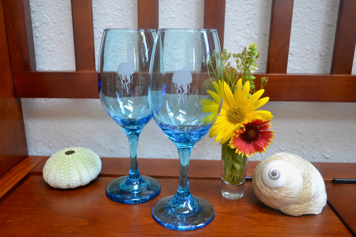 (H) Jellyfish Wine Glasses, Wine Glass