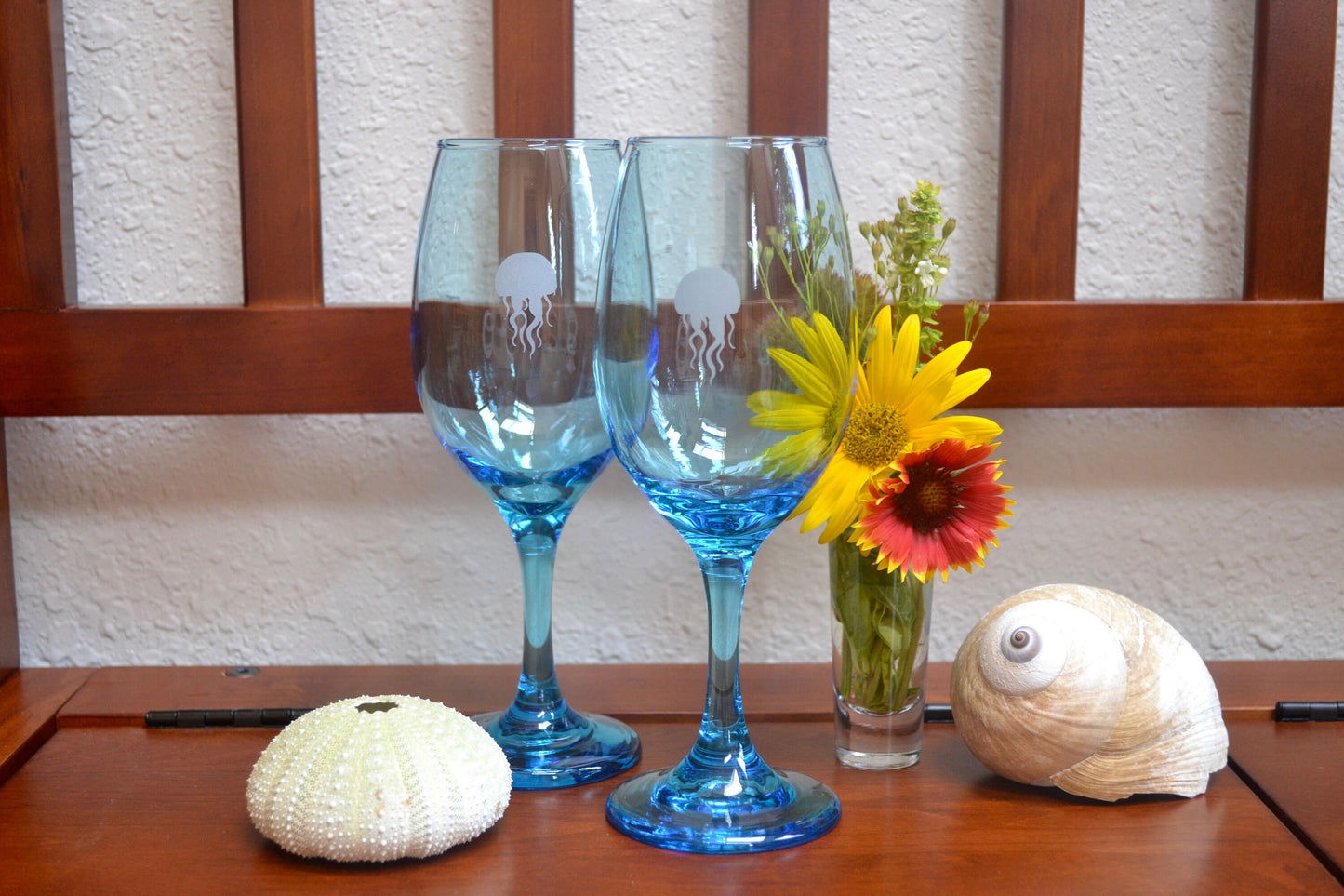 (H) Jellyfish Wine Glasses, Wine Glass