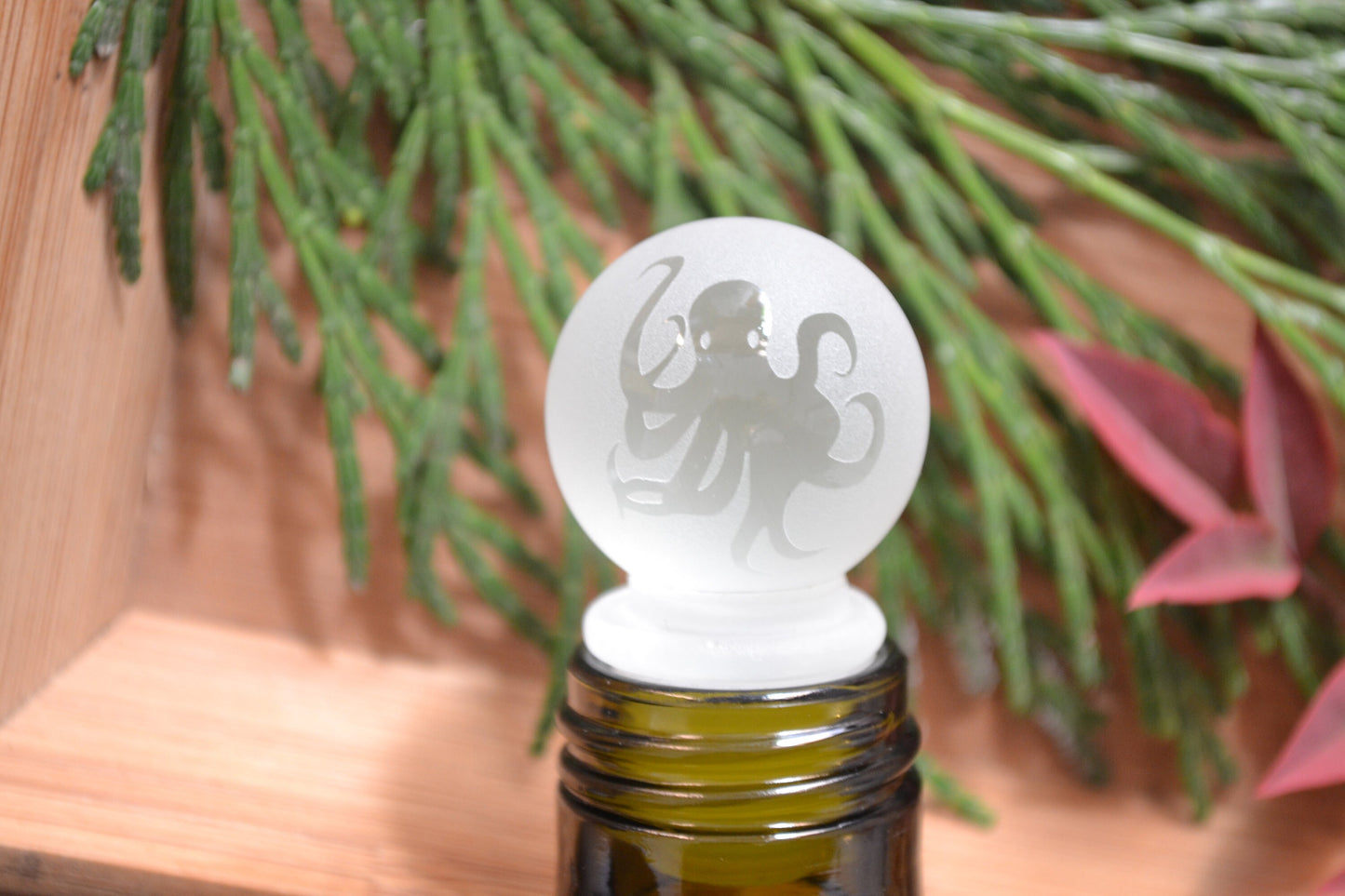 (L) Octopus Bottle Stopper, Wine Stopper