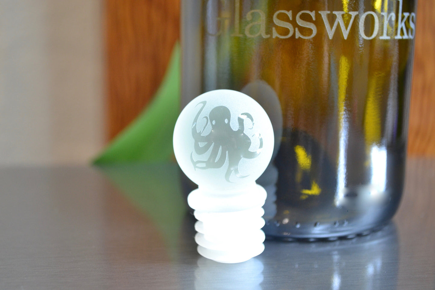 (L) Octopus Bottle Stopper, Wine Stopper