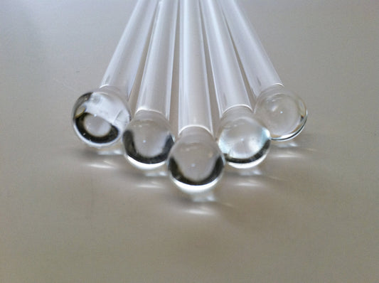 (E) Glass Swizzle Sticks, Swizzle Stick, Glass Swizzle Sticks, Clear