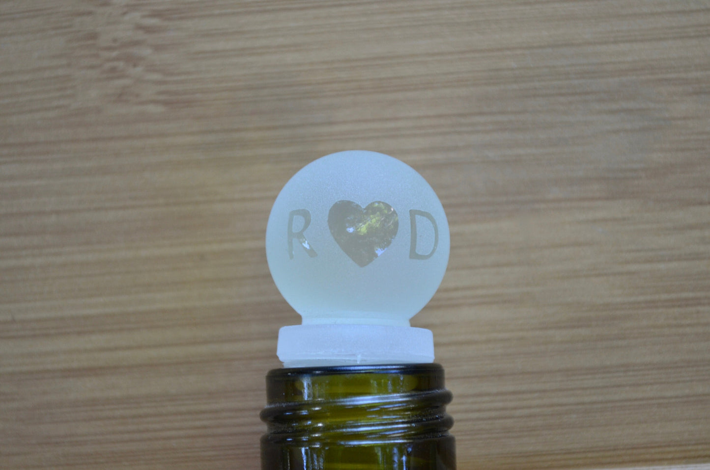 (L) Heart Bottle Stopper, Wine Stopper, Wedding Favor, Heart Gifts, Custom