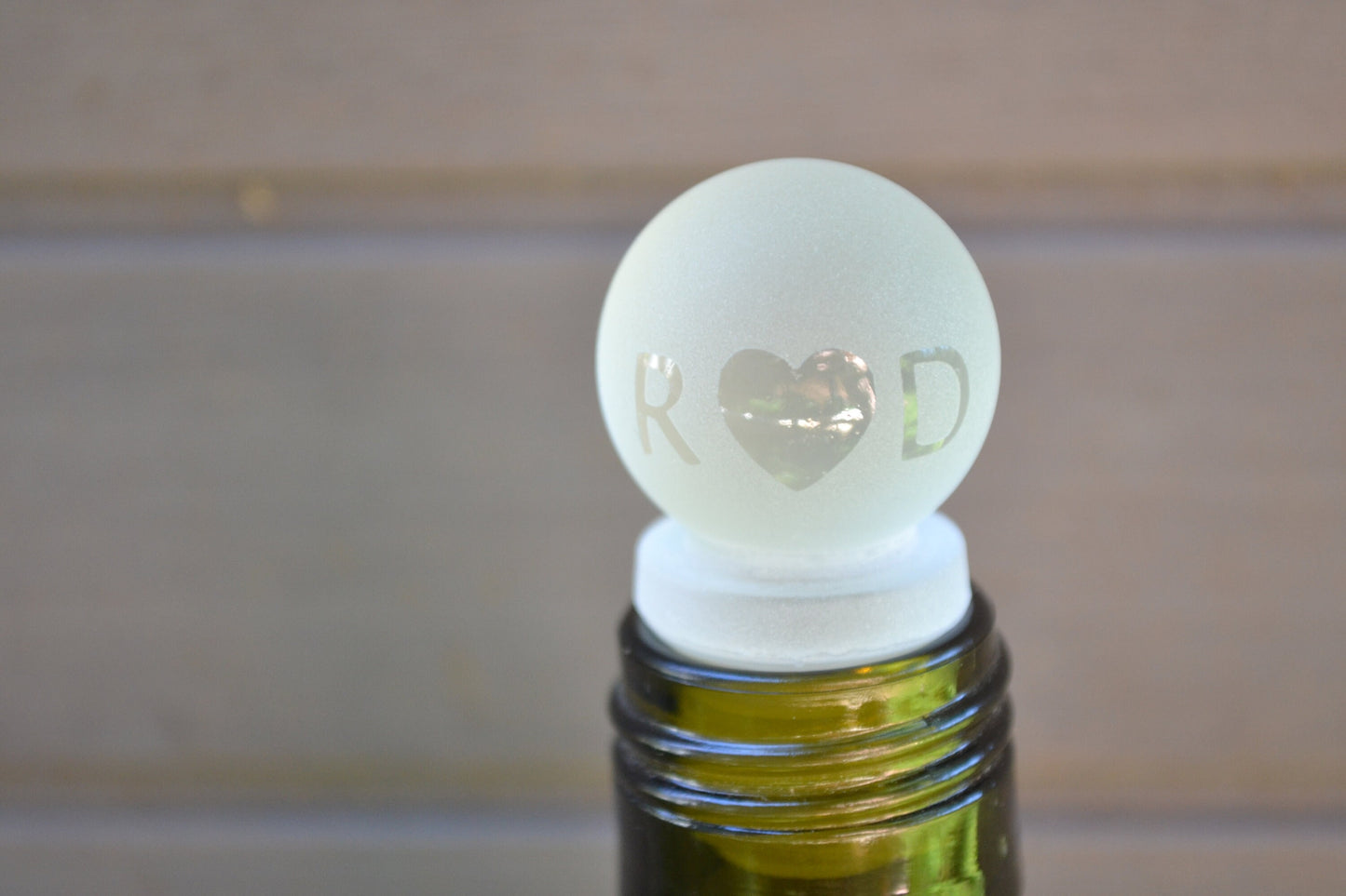 (L) Heart Bottle Stopper, Wine Stopper, Wedding Favor, Heart Gifts, Custom