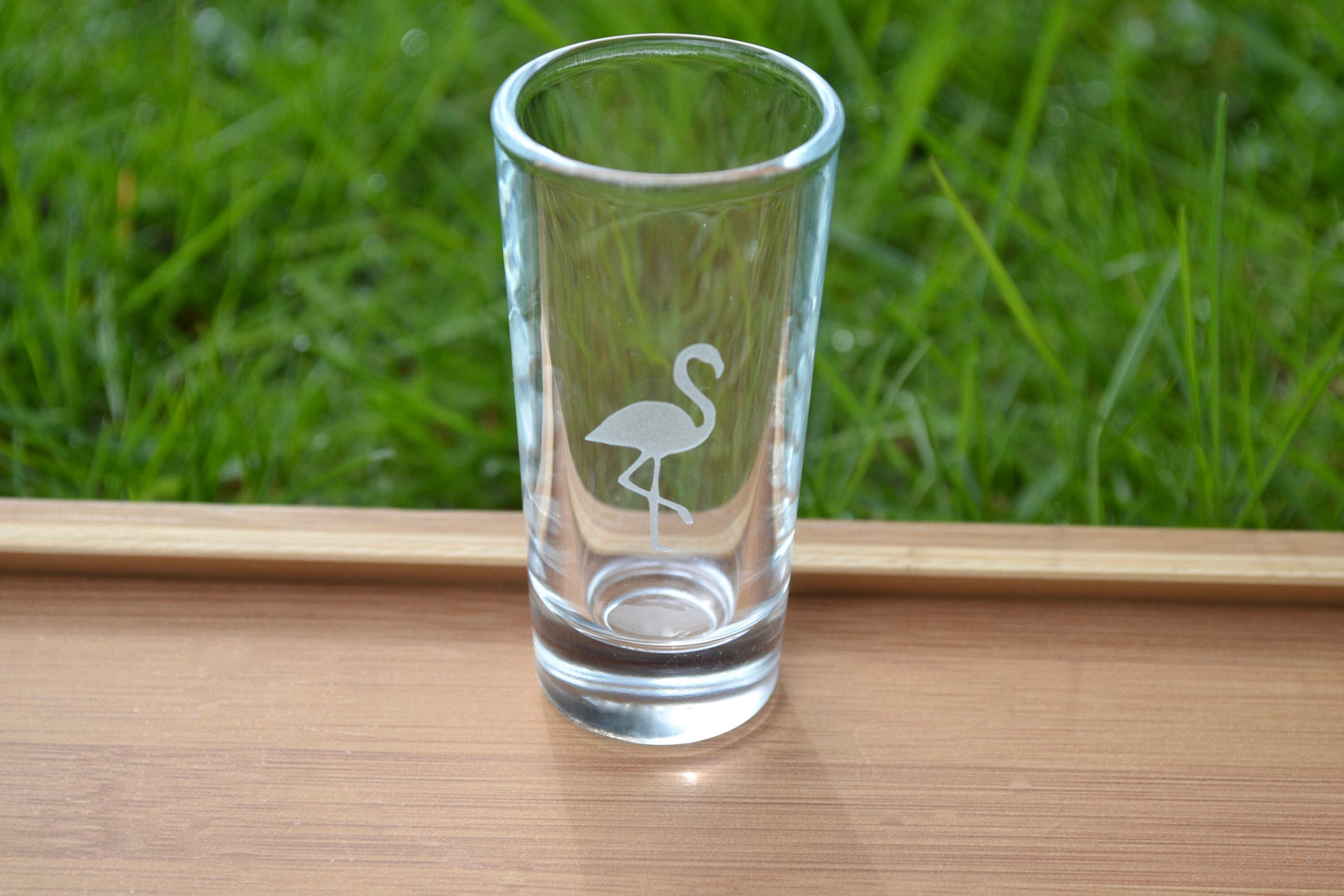 (I) Shot Glass, Flamingo Shot Glass