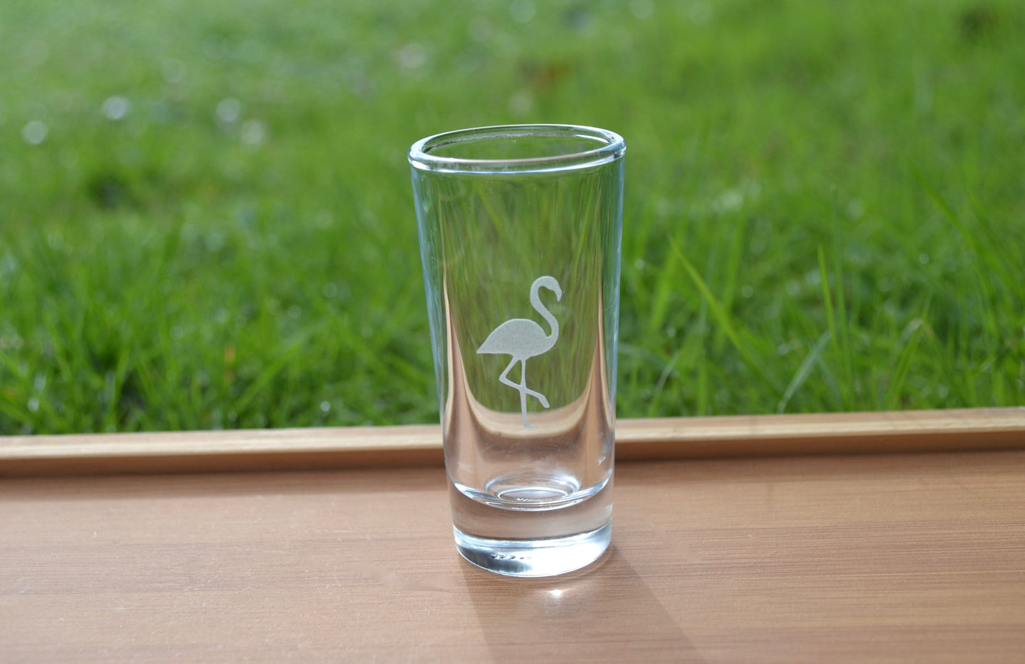 (I) Shot Glass, Flamingo Shot Glass