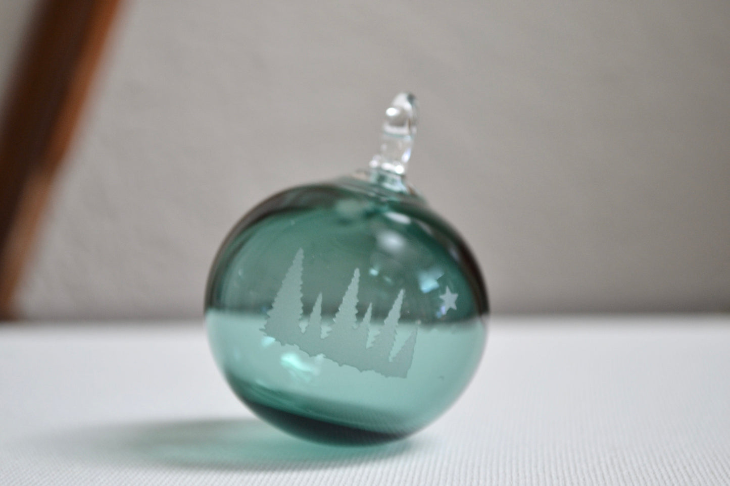 (A) Glass Blown Ornament, Tree