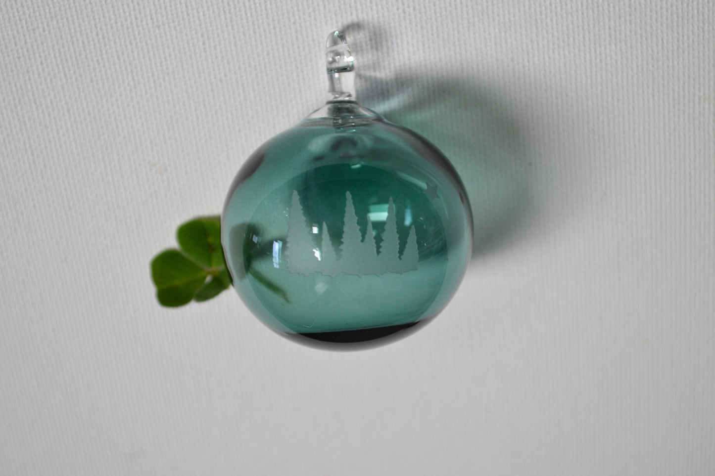 (A) Glass Blown Ornament, Tree